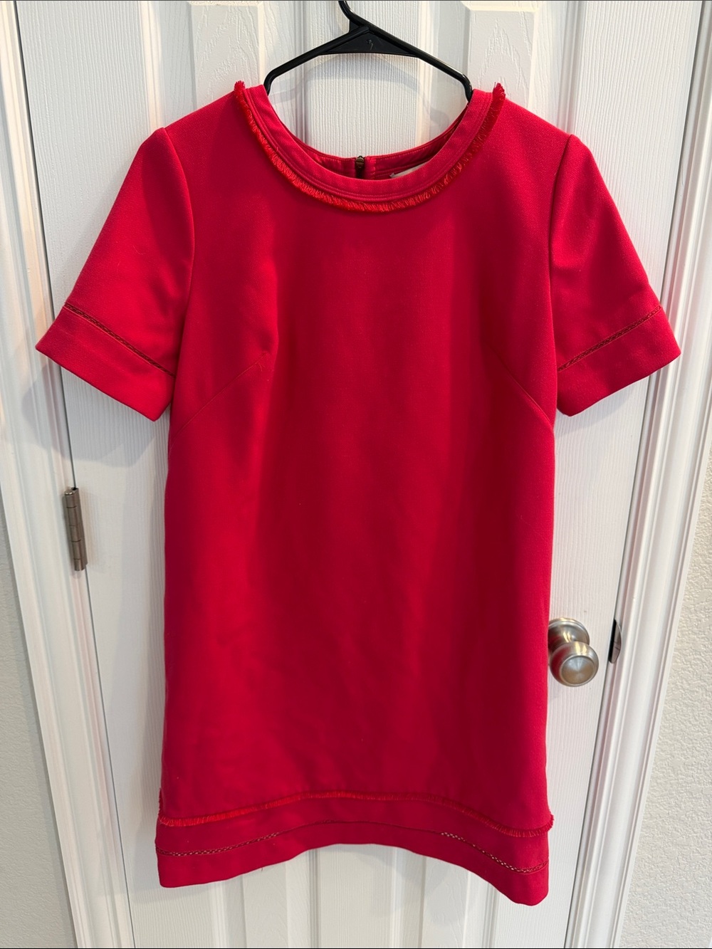 Berry pink/Red Short Sleeve Shift Dress